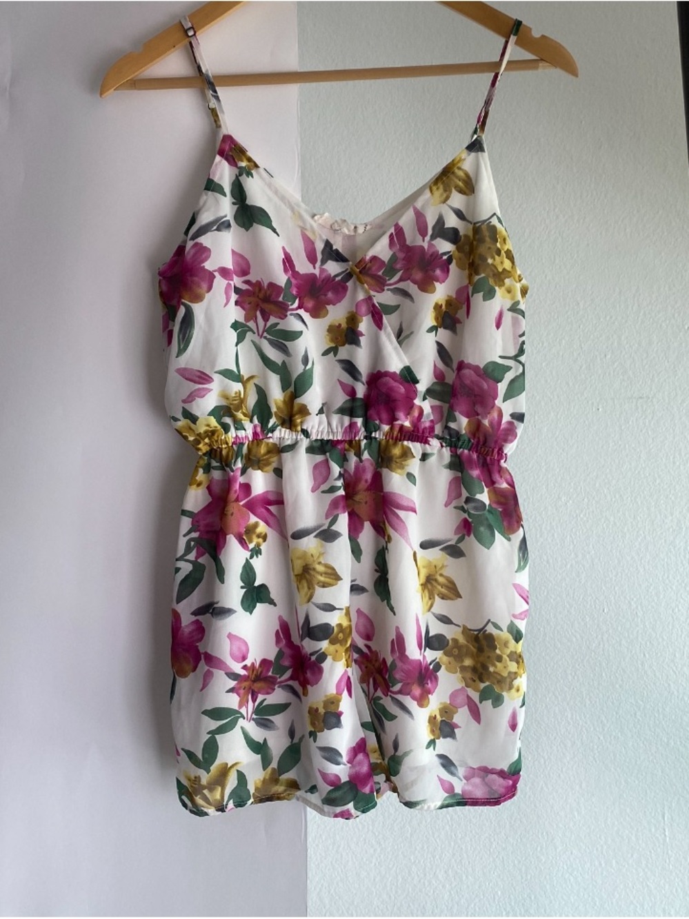 Love Tree White Floral Romper